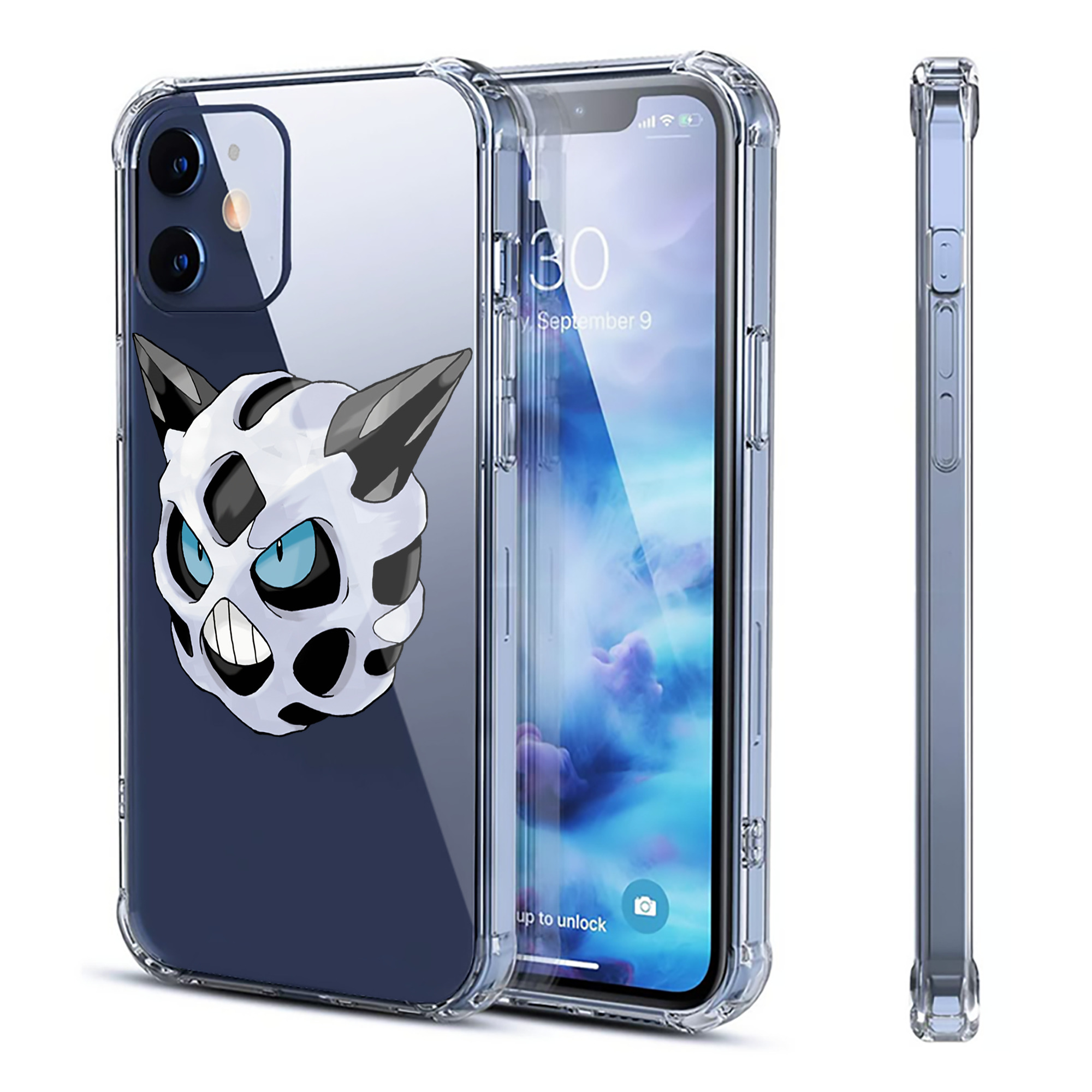 （画像用） ポケットモンスター Pokémon 【iPhone 12シリーズ対応】透明スマホケース（クリアソフトケース）